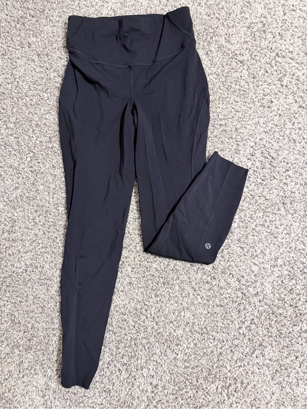 High-Waist Black Women’s Performance Leggings Base Pace sz 6 length 25